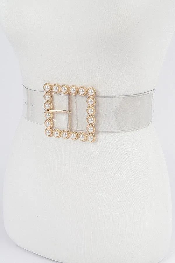 09142021 CLEAR Pearl Square Plus Belt