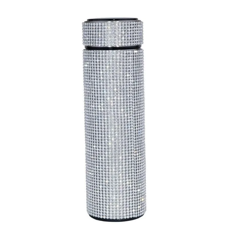 500ml Rhinestone Thermos Bottle Stainless Steel Flask for Girls