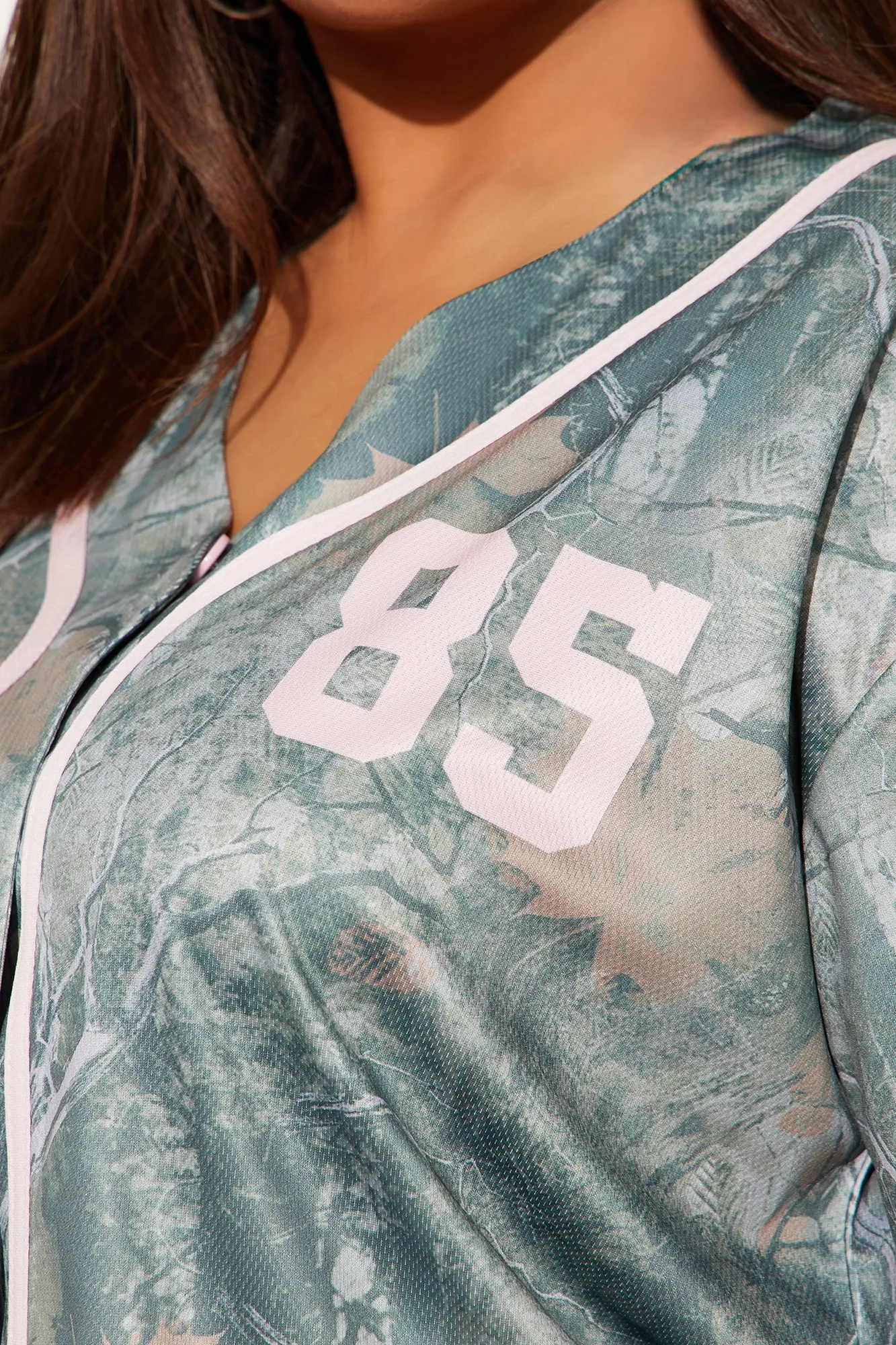 Andie Camo Jersey Tee - Camouflage