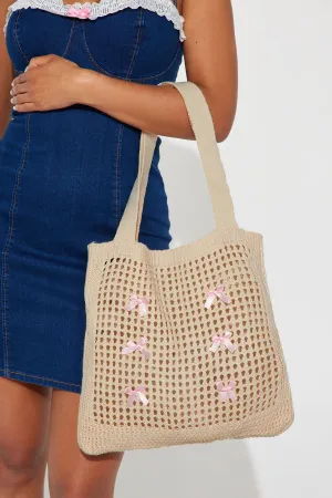 Ballerina Bow Tote - Ivory