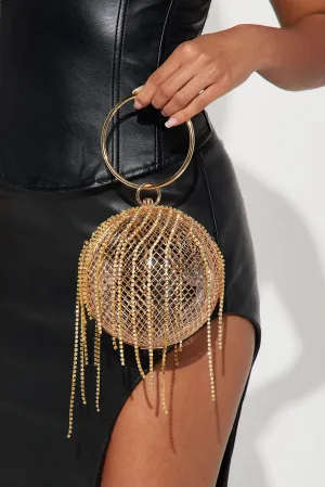 Ballin On You Clutch - Gold
