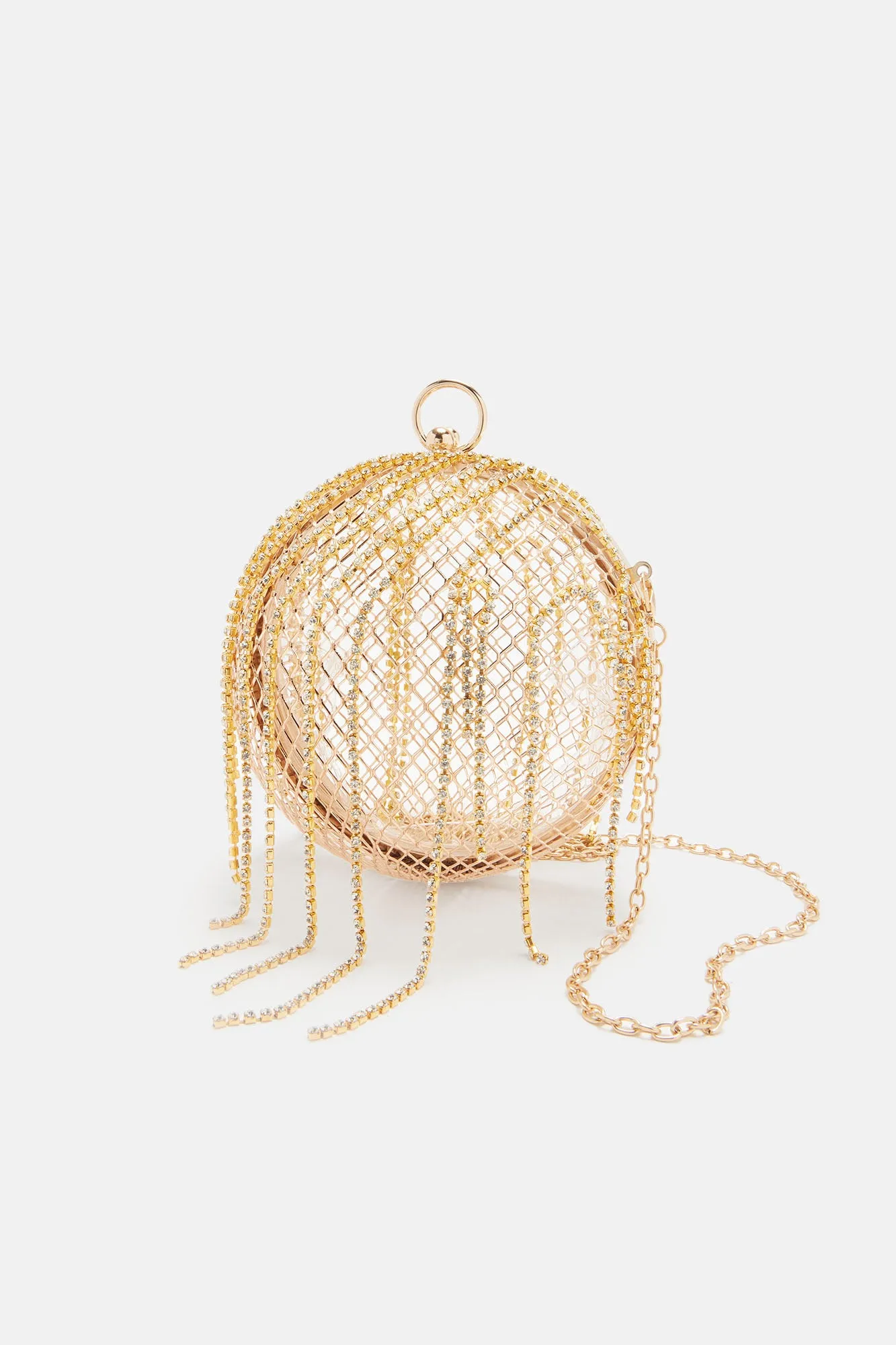 Ballin On You Clutch - Gold
