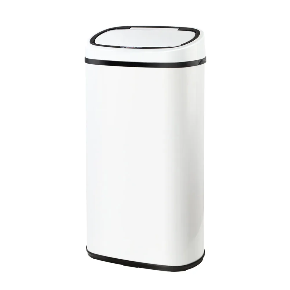 Devanti 58L Sensor Bin White