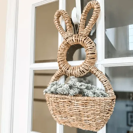 Easter Hot Sale!  - Bunny Basket Hanging Wall Pocket Spring Decor