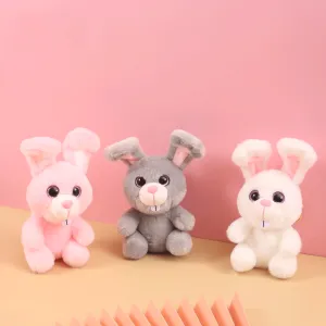 Fluffy Rabbit Plush Doll Keychain