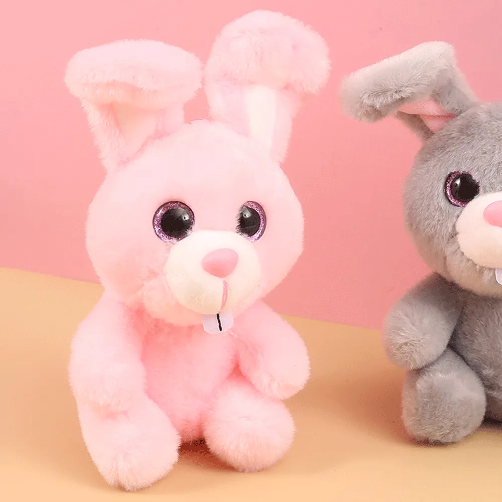 Fluffy Rabbit Plush Doll Keychain
