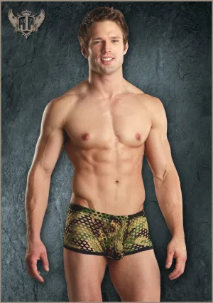 Limited Stock: Camo Mini Net Shorts - Clearance Sale