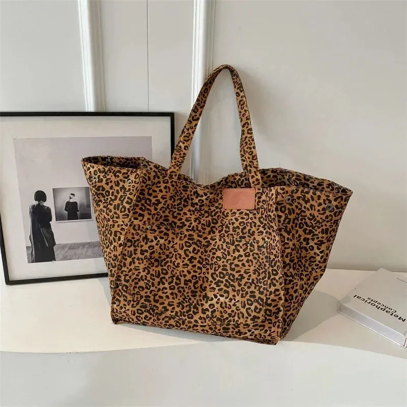 ODILE Effortless Chic Leopard Tote Bag