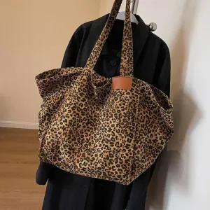 ODILE Effortless Chic Leopard Tote Bag