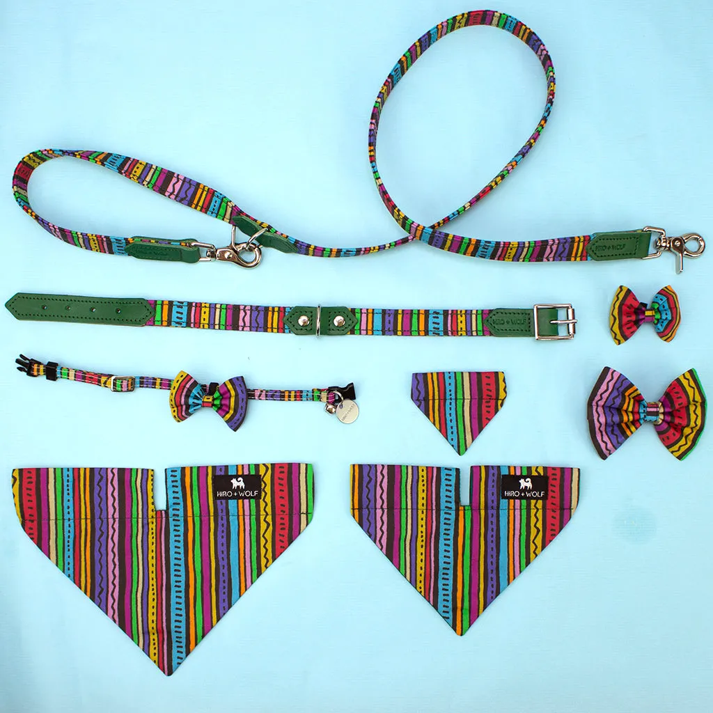 Rainbow Stripe Café Dog Lead