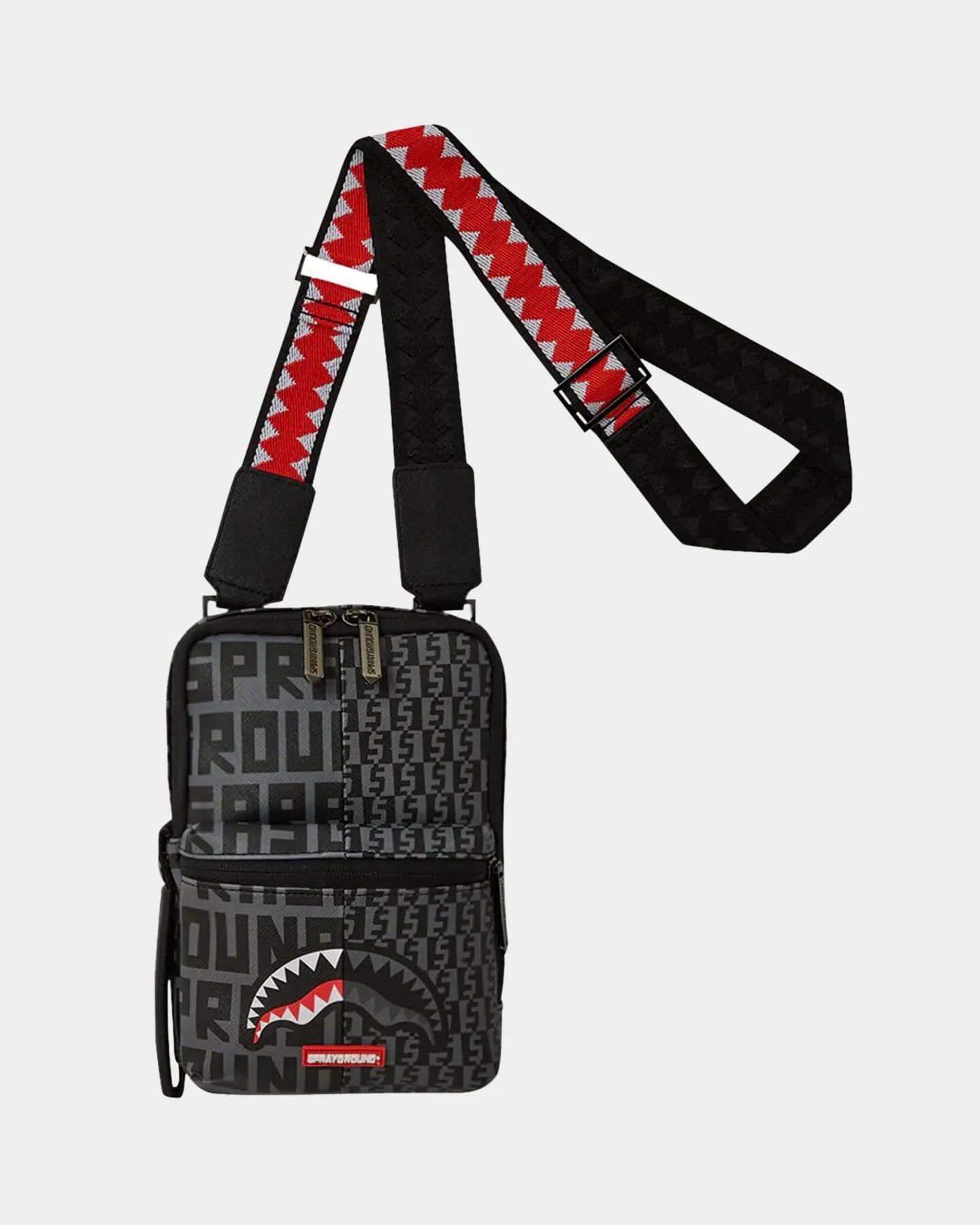 Sprayground Split Infinity Check Sling Bag Split Infinity