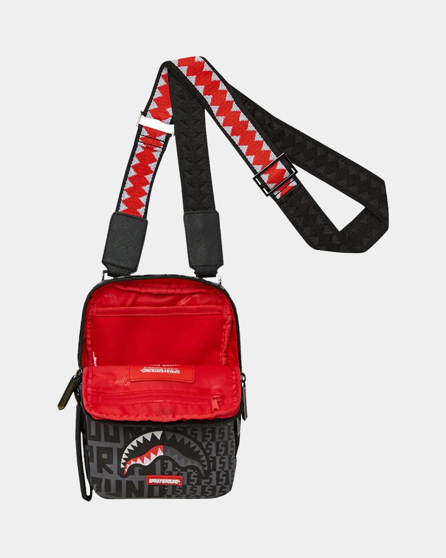 Sprayground Split Infinity Check Sling Bag Split Infinity