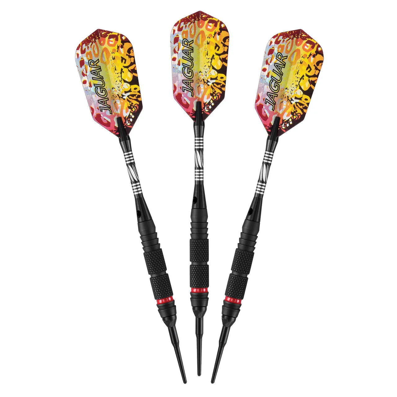 Viper Jaguar Tungsten Soft Tip Darts 2 Knurled Rings 18 Grams